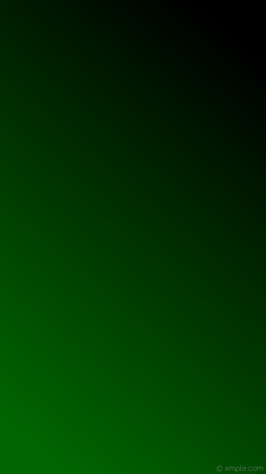 สีเขียวไล่ระดับ สีดำ เชิงเส้น เขียวเข้ม วอลล์เปเปอร์โทรศัพท์ HD