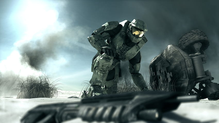 Halo and as rifle, remember, halo, as- rilfe HD wallpaper