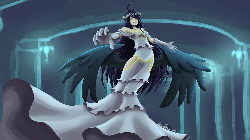 After getting that song stuck in my head, I just had to draw this. Albedo has a really cool design, so it was pretty fun. I still have no idea how I'm ... HD wallpaper