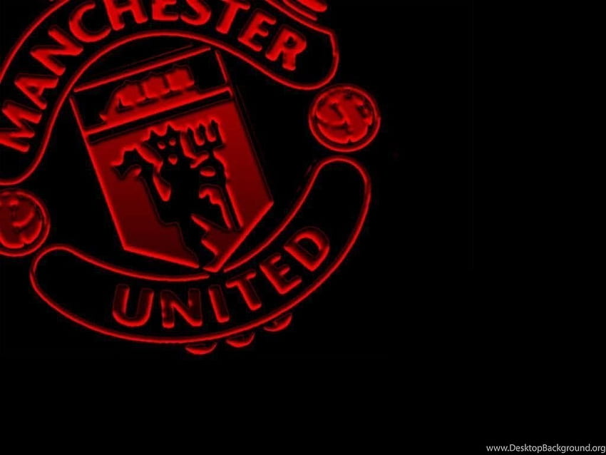 Manchester United Cute Background, Manchester United Black HD wallpaper