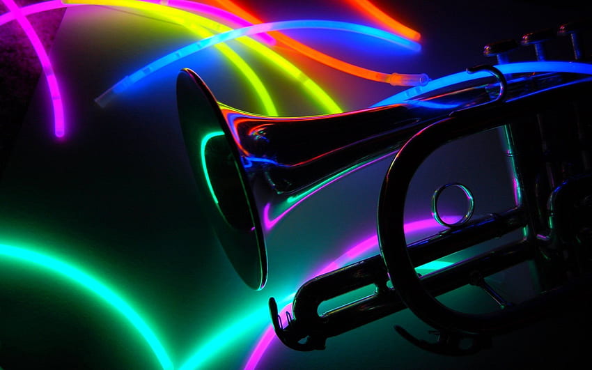 Trumpet and Background, Trumpets HD wallpaper
