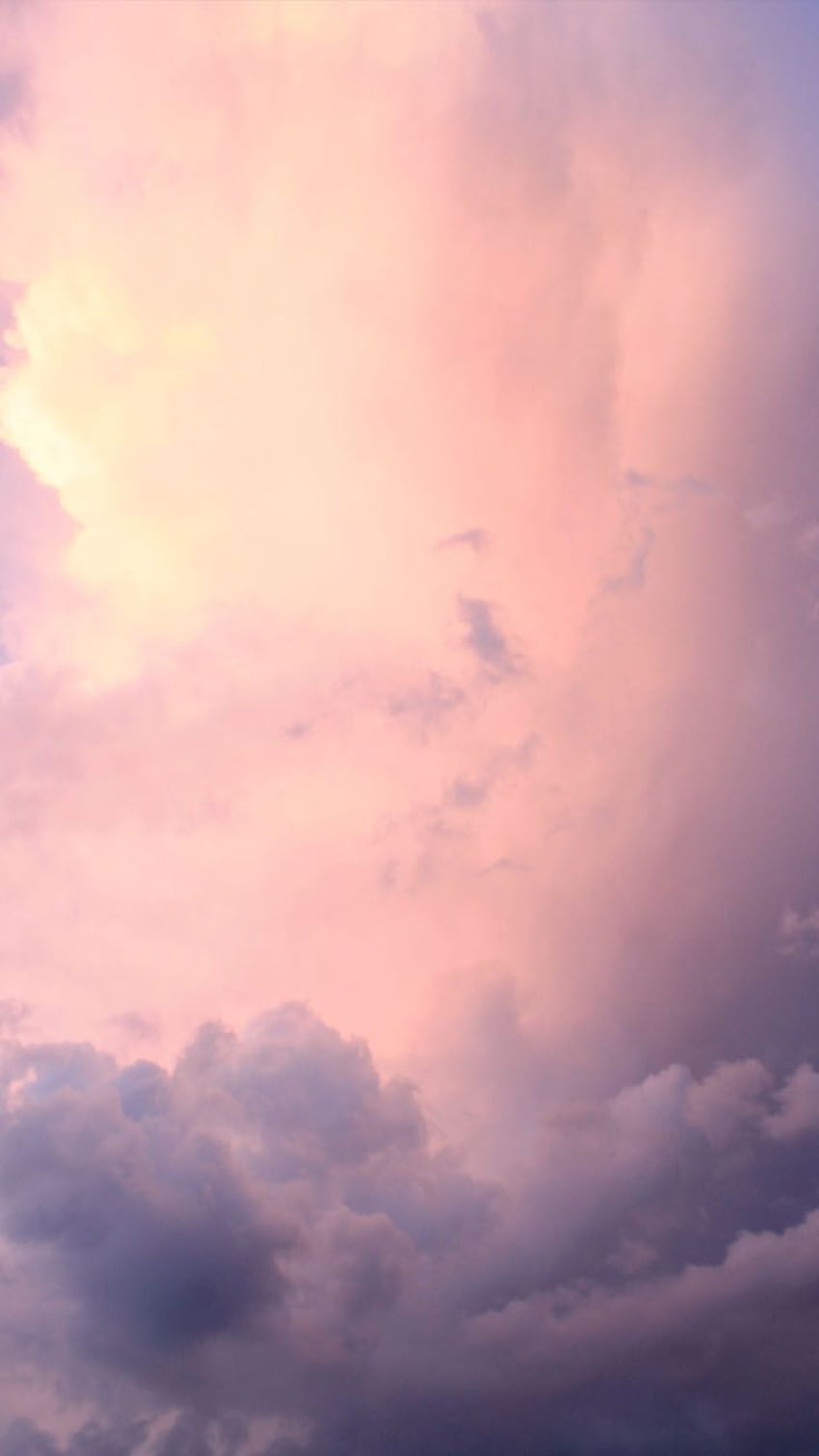 Pastel Aesthetic Clouds, Pink Clouds HD phone wallpaper