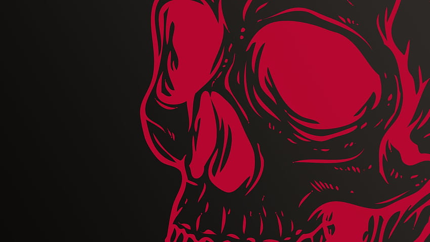 Abstract Skull 1600×1200 Red And Black Skull, Patriotic Skull HD wallpaper