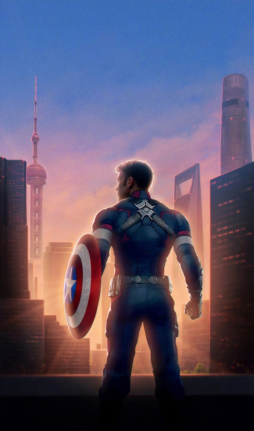 Primo Vendicatore, Capitan America, Avengers: Endgame Sfondo del telefono HD