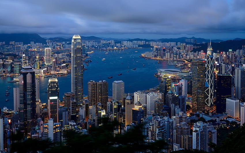 Megacity Hong Kong, Hong Kong Skyline HD wallpaper | Pxfuel