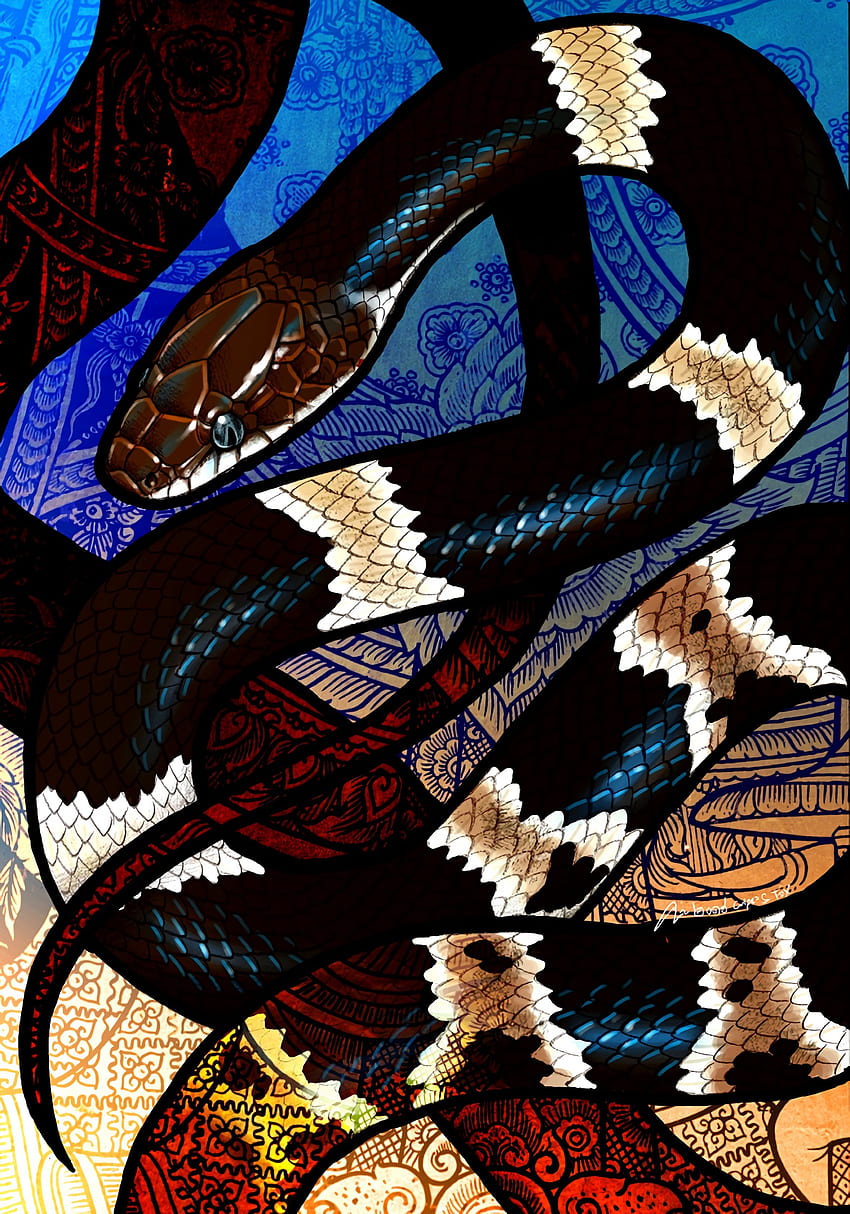 Art, Pattern, Snake, Scale, Scales HD phone wallpaper