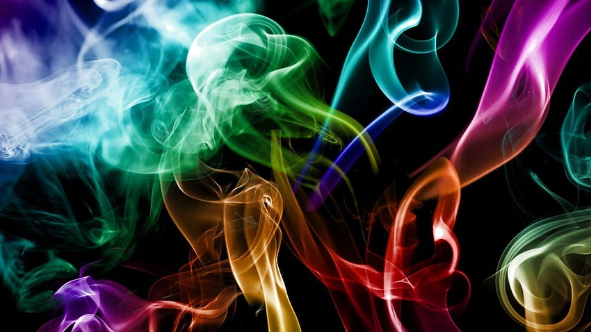 gif di fumo al neon - Fumo colorato, Fumo al neon Sfondo HD