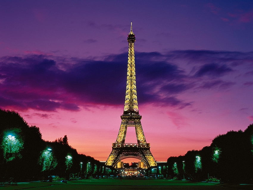 Paisaje, Arquitectura, Torre Eiffel fondo de pantalla