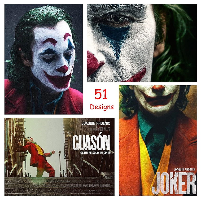 Joker 2019 Joaquin Phoenix - Movie Poster White Yellow Kraft Paper Decoration 42 X 29.7cm (11.6*16.5 Inch) - Buy At Price Of $2.10 In, Joker Movie Poster วอลล์เปเปอร์โทรศัพท์ HD