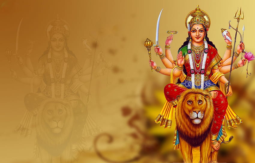 Durga Maa, Maa Sherawali fondo de pantalla
