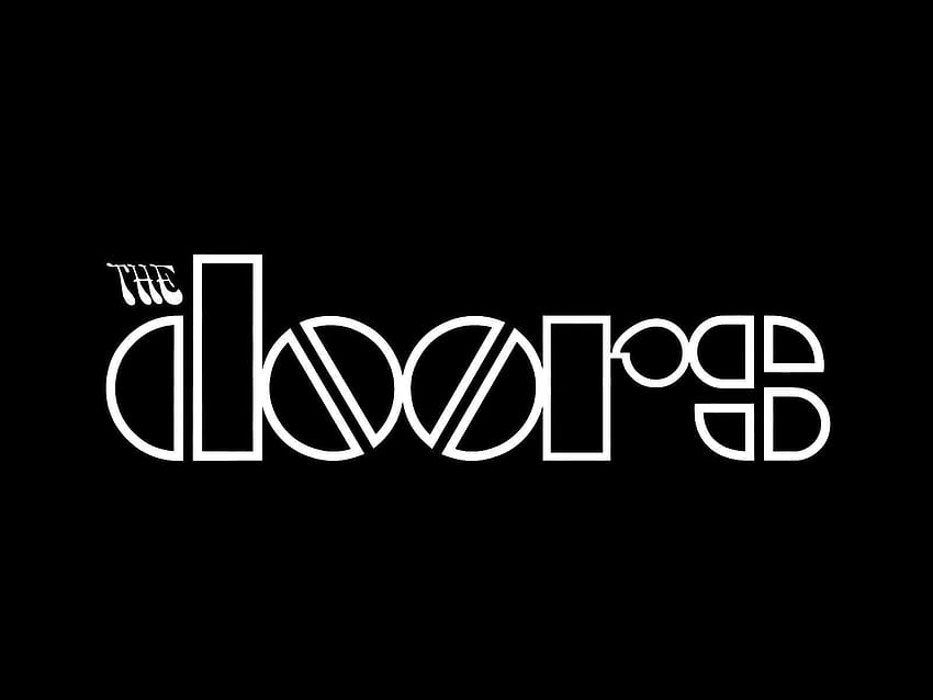 Класически рок: The Doors. Дизайн на лого на група, лого на метална група, лого на рок група HD тапет