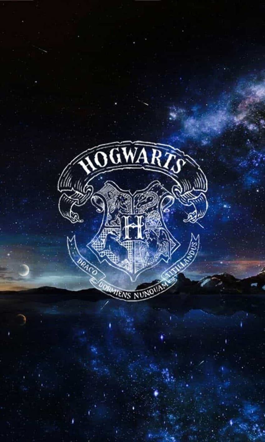 Harry Potter Starry Night, Hogwarts Starry Night HD phone wallpaper