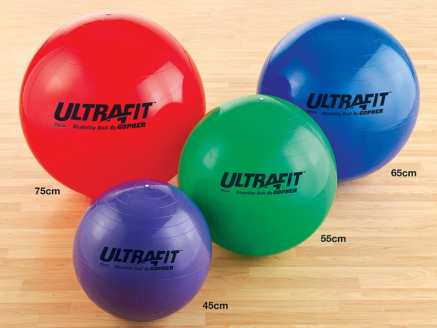 Palla di stabilità UltraFit, palla da ginnastica Sfondo HD
