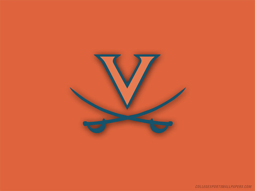 Logo Virginia, tim, universitas Wallpaper HD