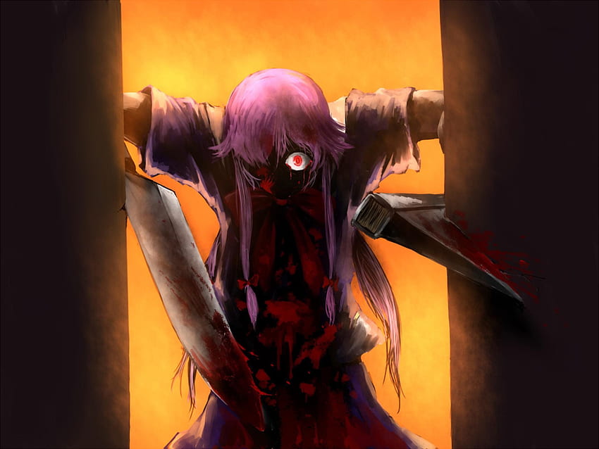 Athah Anime Mirai Nikki Future Diary Yuno Gasai Girl Long Hair