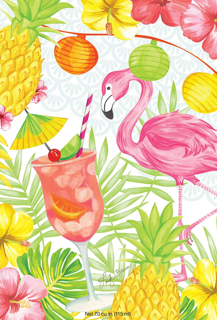 Frische Düfte Flamingo-Party. Fruchtige Düfte im Jahr 2019, Tropical Flamingo HD-Handy-Hintergrundbild