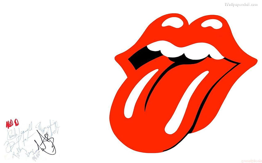 Logotipo de Rolling Stones para el fondo de pantalla