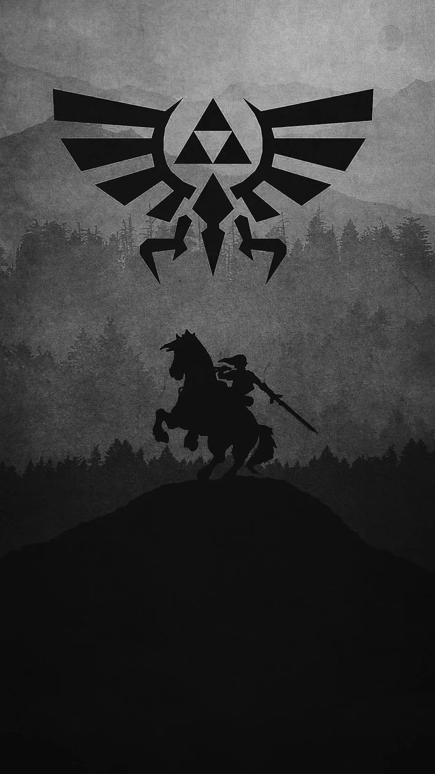 Link, cavallo, la leggenda di zelda, videogioco, oscuro, zelda Sfondo del telefono HD