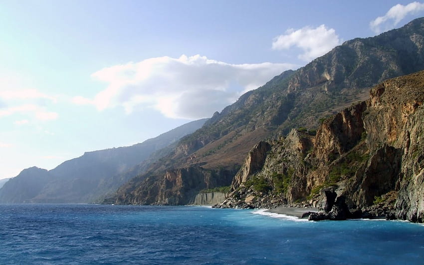 Amazing Cliffs, coastline, skies, coast, beaches, forces of nature, beach, cliffs, amazing, ocean HD wallpaper