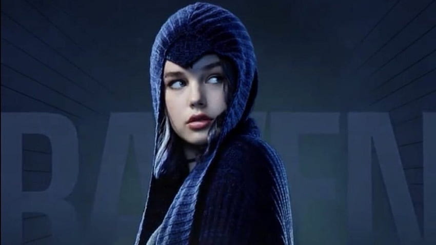 โปสเตอร์ตัวละคร Titans ซีซั่น 2 นำเสนอรูปลักษณ์ใหม่ของ Raven, Rachel Roth วอลล์เปเปอร์ HD