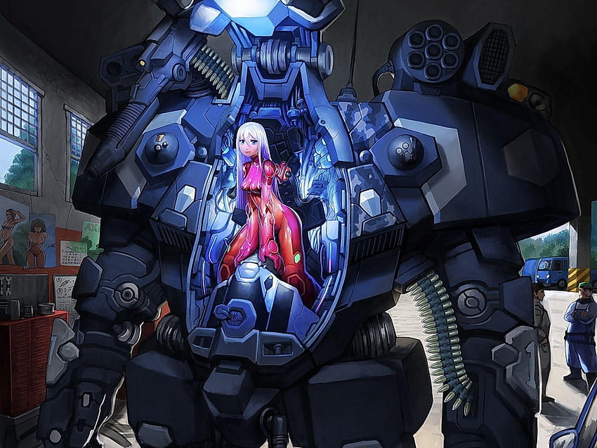 Android Mecha Anime Girl Mobile Phone Backgrounds, anime feminino android  Papel de parede de celular HD