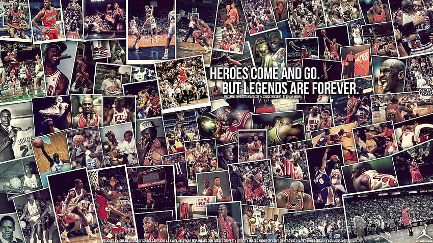wall legend collage Michael Jordan - . Michael jordan poster, Michael jordan, Jordan poster, Michael Jordan Be Legendary HD wallpaper