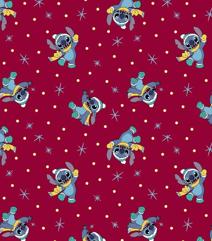 Stitch Christmas Phone, Santa Stitch HD phone wallpaper