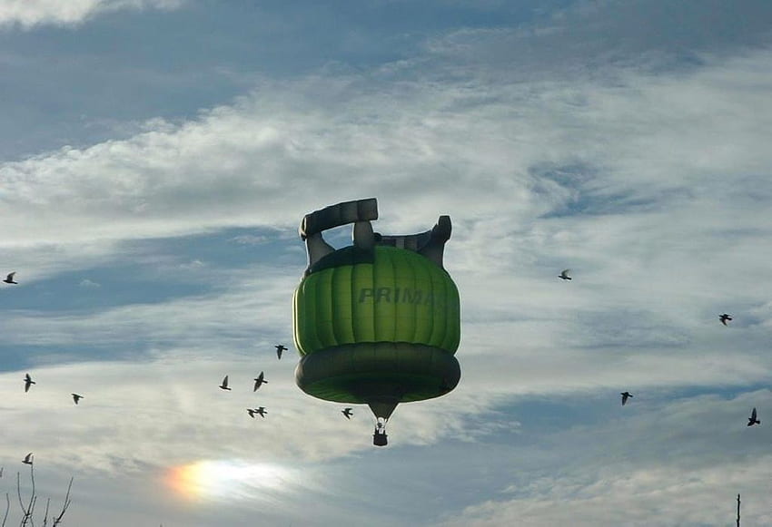 Balon na ogrzane powietrze, fajny, balon, gorące powietrze Tapeta HD