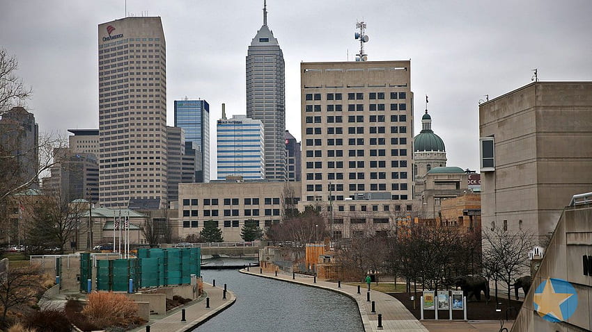 Zoom background: Use our Indianapolis graphs in your calls, Indianapolis Skyline HD wallpaper