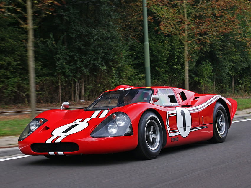 1967 ford gt40, ford, sporty, car, red HD wallpaper