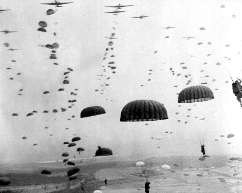 Penerjun payung Perang Dunia II, WW2 Penerjun payung Wallpaper HD