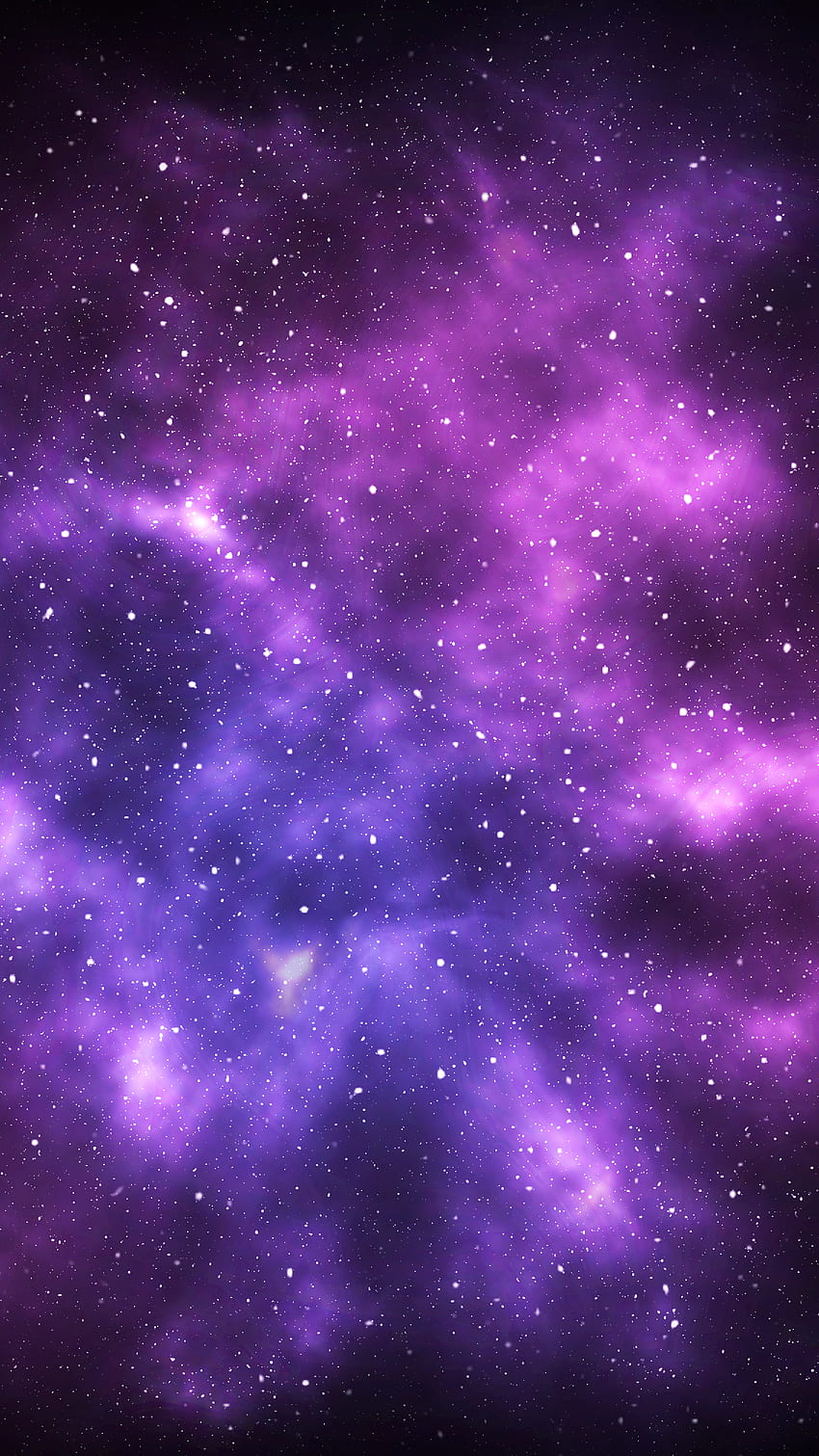 パープル & ピンク ギャラクシー iPhone の背景。 星雲、銀河、紫色の水彩画 HD電話の壁紙