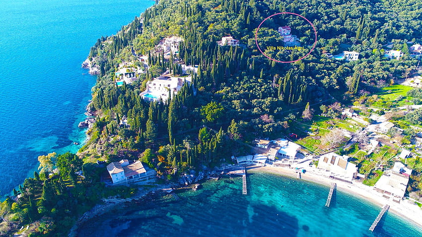 Villa Nikolas Agni - Agni Bay Corfu - & Background HD wallpaper