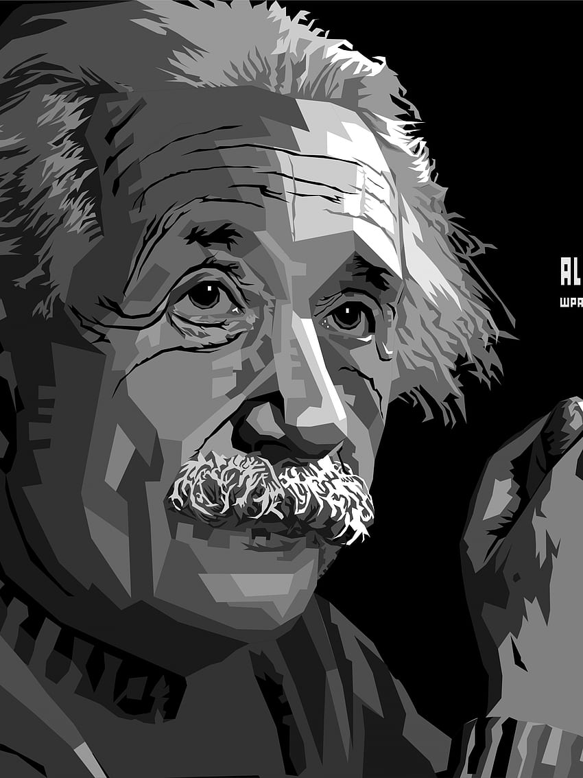 Einstein Cartoon - พื้นหลังการ์ตูน Einstein ยอดนิยม, Einstein ตลก วอลล์เปเปอร์โทรศัพท์ HD