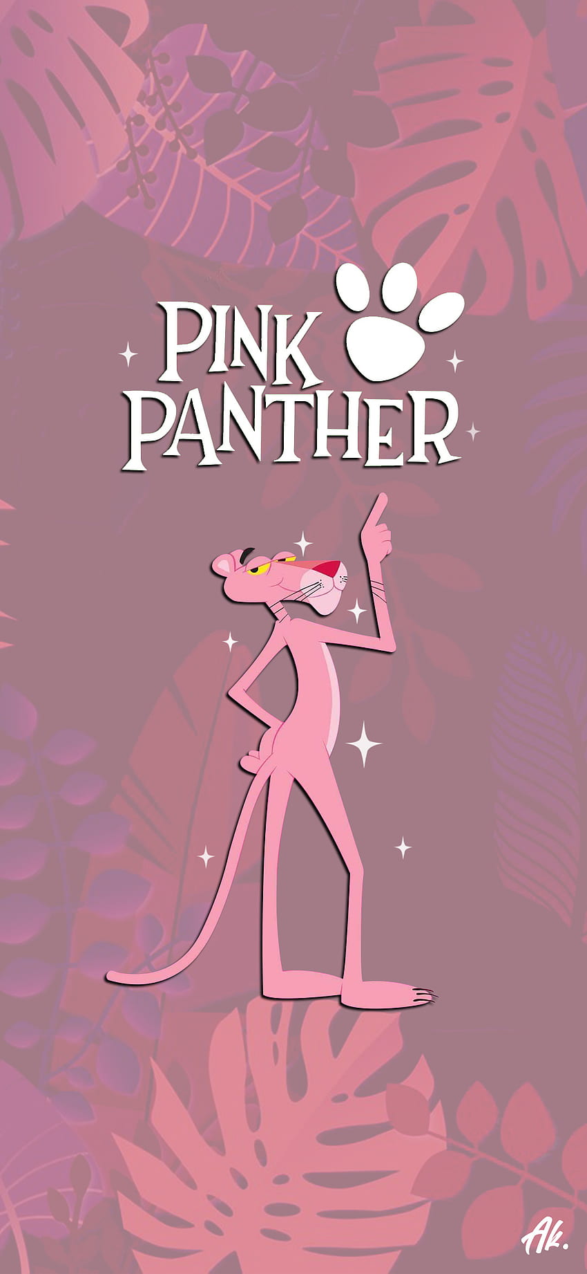 Różowa pantera 3, estetyka, trendy, iphone, magenta, sztuka, rysunek, trend, pinkpanther Tapeta na telefon HD