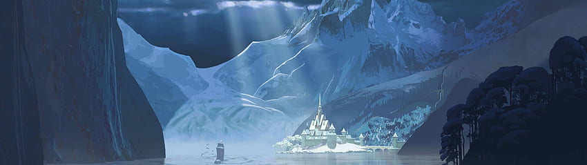 Frozen Arendelle Doppelmonitor - Frozen Arendelle, Doppelmonitor Disney HD-Hintergrundbild
