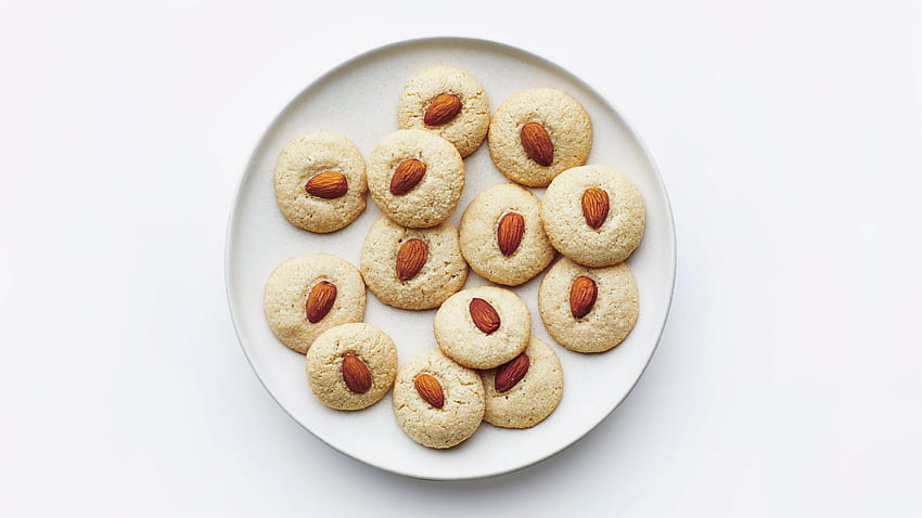 Las galletas de almendras sin harina son una deliciosa mezcla de tradiciones familiares judías. Buen provecho fondo de pantalla