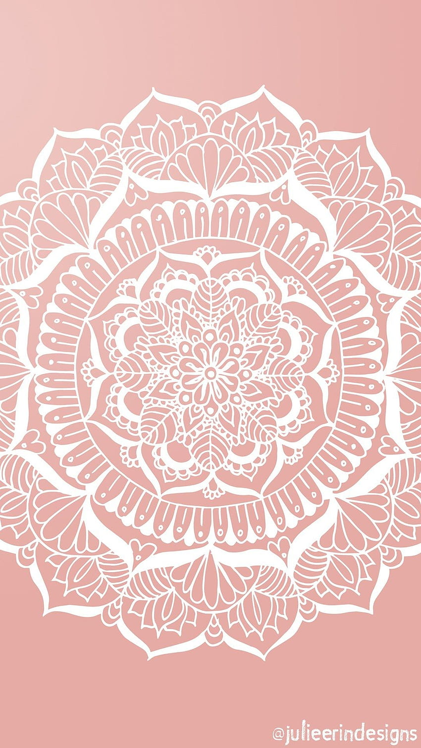 Mandala-Handy - Julie Erin Designs, Mandala Pink HD-Handy-Hintergrundbild
