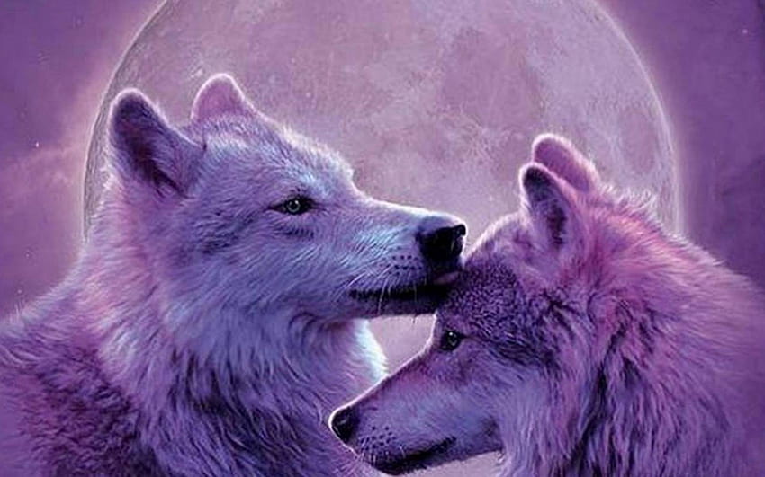andere Mondwölfe Wölfe Tiere Malerei Mond Natur Wolf 53 [] für Ihr , Handy & Tablet. Entdecken Sie Wolfstier. Wolfstier, Tiermarmelade Arktis, lila Tier HD-Hintergrundbild