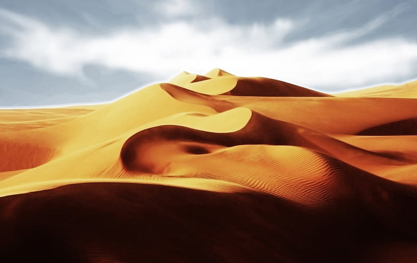 Desert Dunes, desert, nature, sand, dunes HD wallpaper