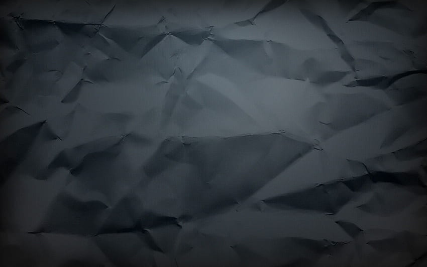 black paper texture, crumpled paper texture HD wallpaper