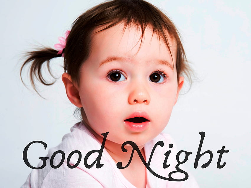 good night cute baby wallpaper