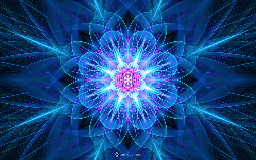 Core ReBuild - Mandala de geometría sagrada digital - Describiendo un proceso de curación : SacredGeometry, Geometric Mandala fondo de pantalla