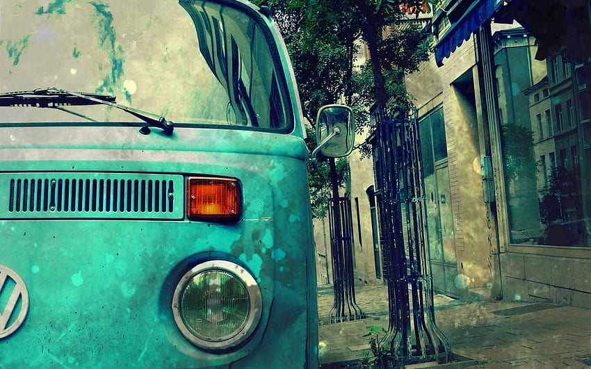 Volkswagen Van Hippie Vw Bus jpg HD-Hintergrundbild
