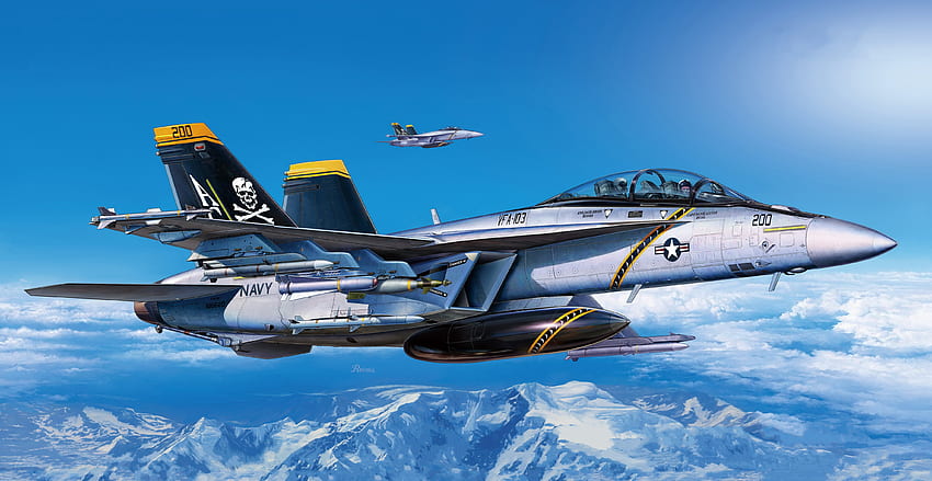 Grumman F-14 Tomcat Painting, F-14, Tomcat, painting, Gruman HD wallpaper