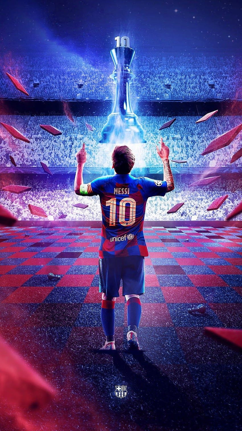 Hãy cập nhật chiếc điện thoại của bạn với hình nền Messi 2020 mới nhất! Bạn sẽ không thể rời mắt khỏi chất lượng hình ảnh tuyệt đẹp và sắc nét của bức ảnh. Messi sẽ là điểm nhấn hoàn hảo cho màn hình của bạn.