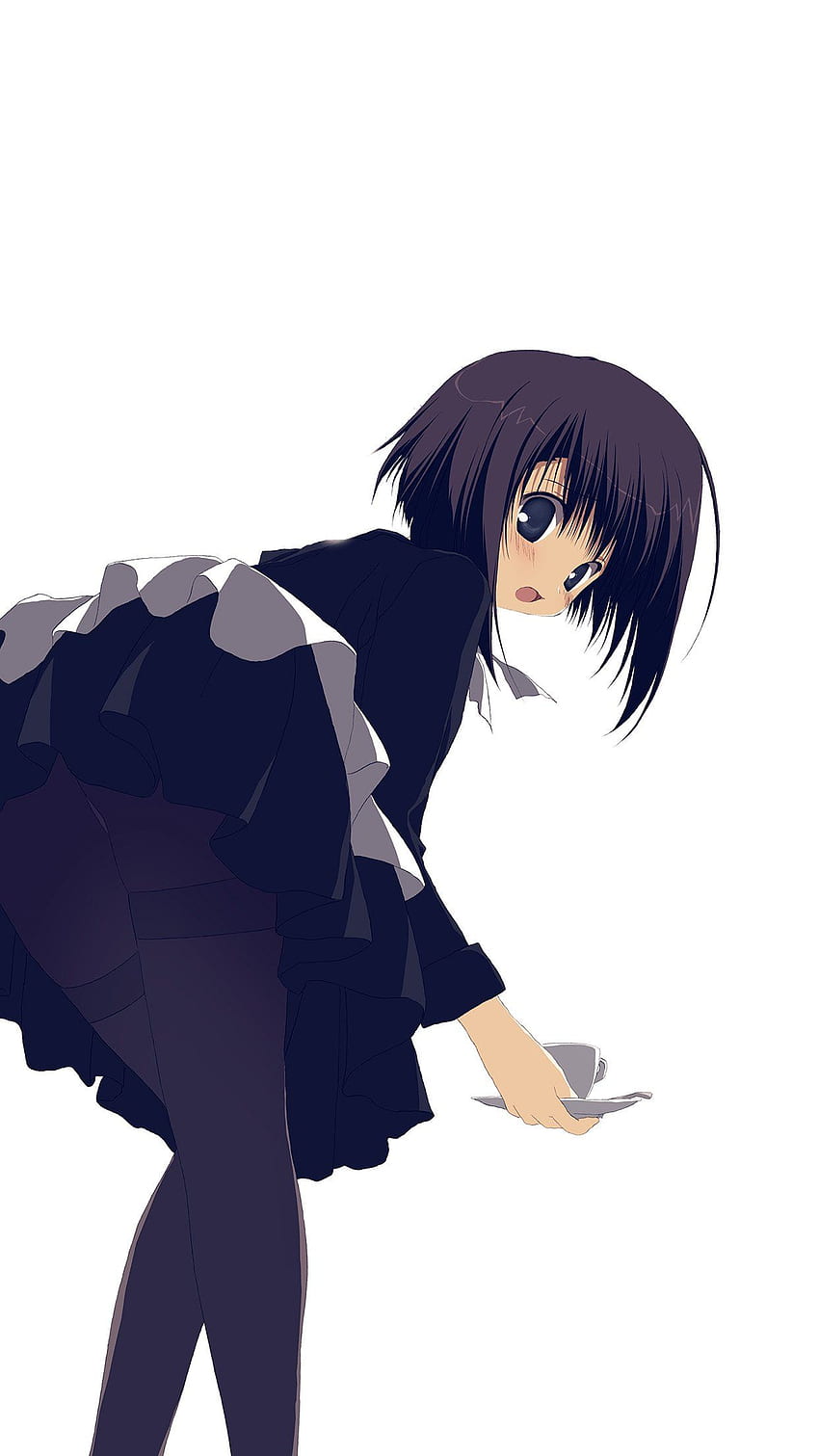 Girl Anime Black Dress Cute Illustration Art Japanese, Japanese Girl Cartoon HD phone wallpaper