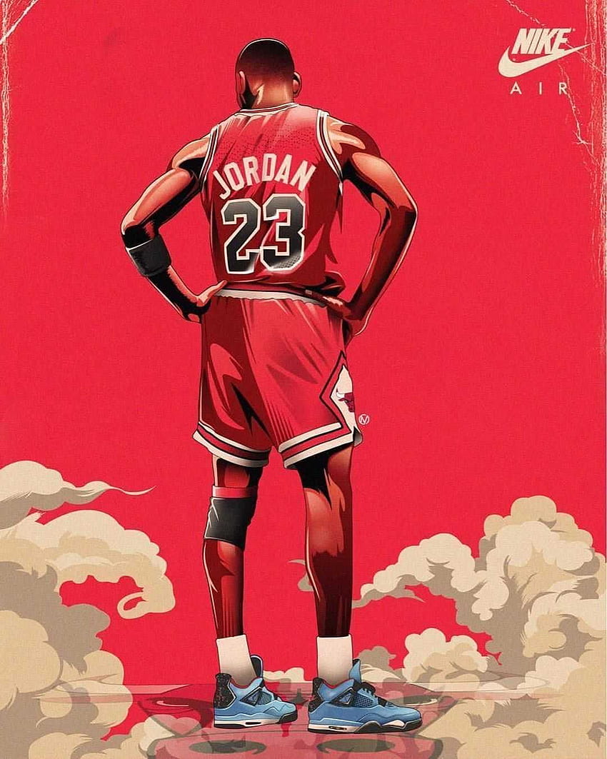 Michael Jordan, Michael Jordan Dunking Fond d'écran de téléphone HD