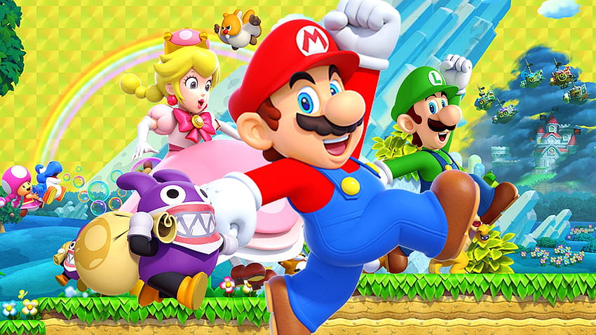 New Super Mario Bros. U Deluxe는 Nintendo의 첫 번째 공식 스위치입니다. HD 월페이퍼