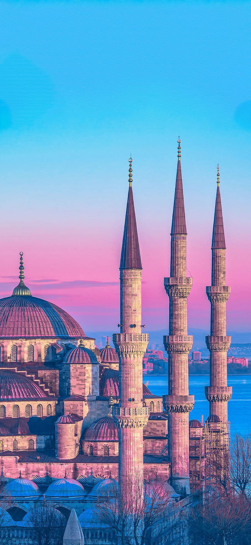 Turquie Masjid Islamic - Mosquée du Sultan Ahmed Fond d'écran de téléphone HD
